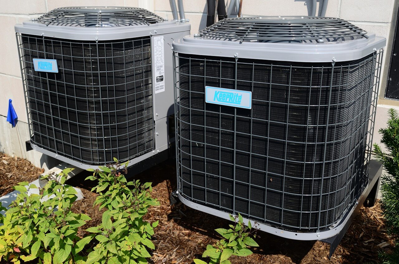 2 air conditioners shown as the cover for a blog post about how to get more hvac customers